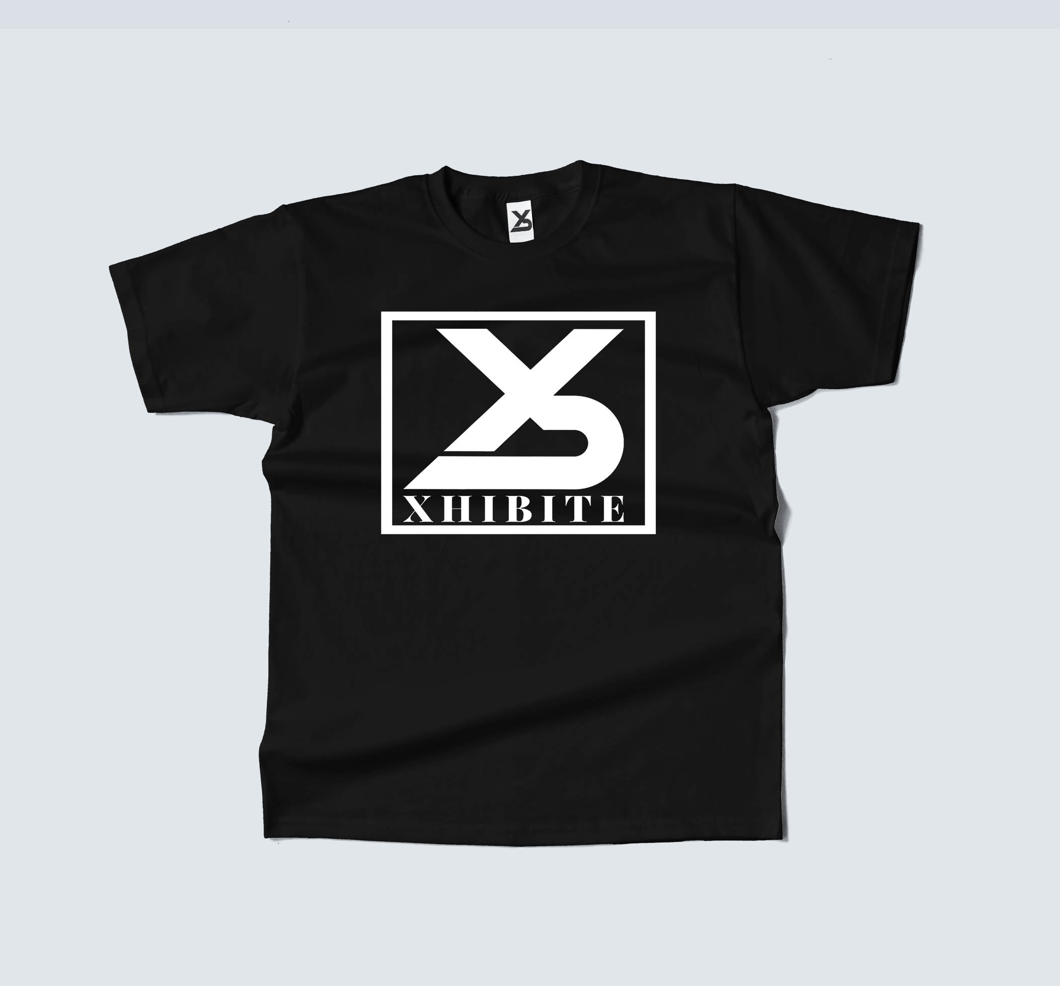 Black T-shirt "Box logo" Design from Xhibite