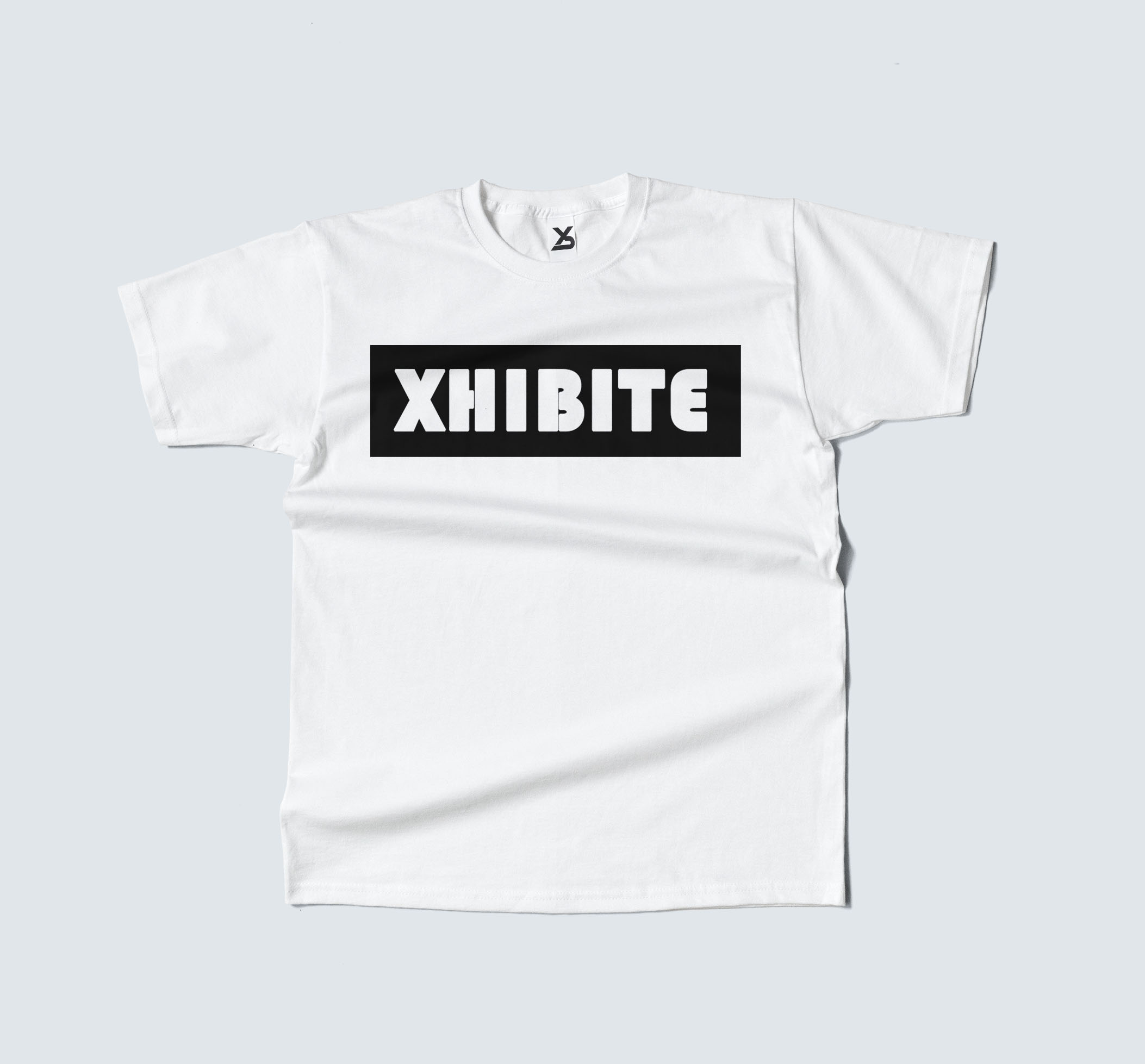 White T-shirt With Bold print Across