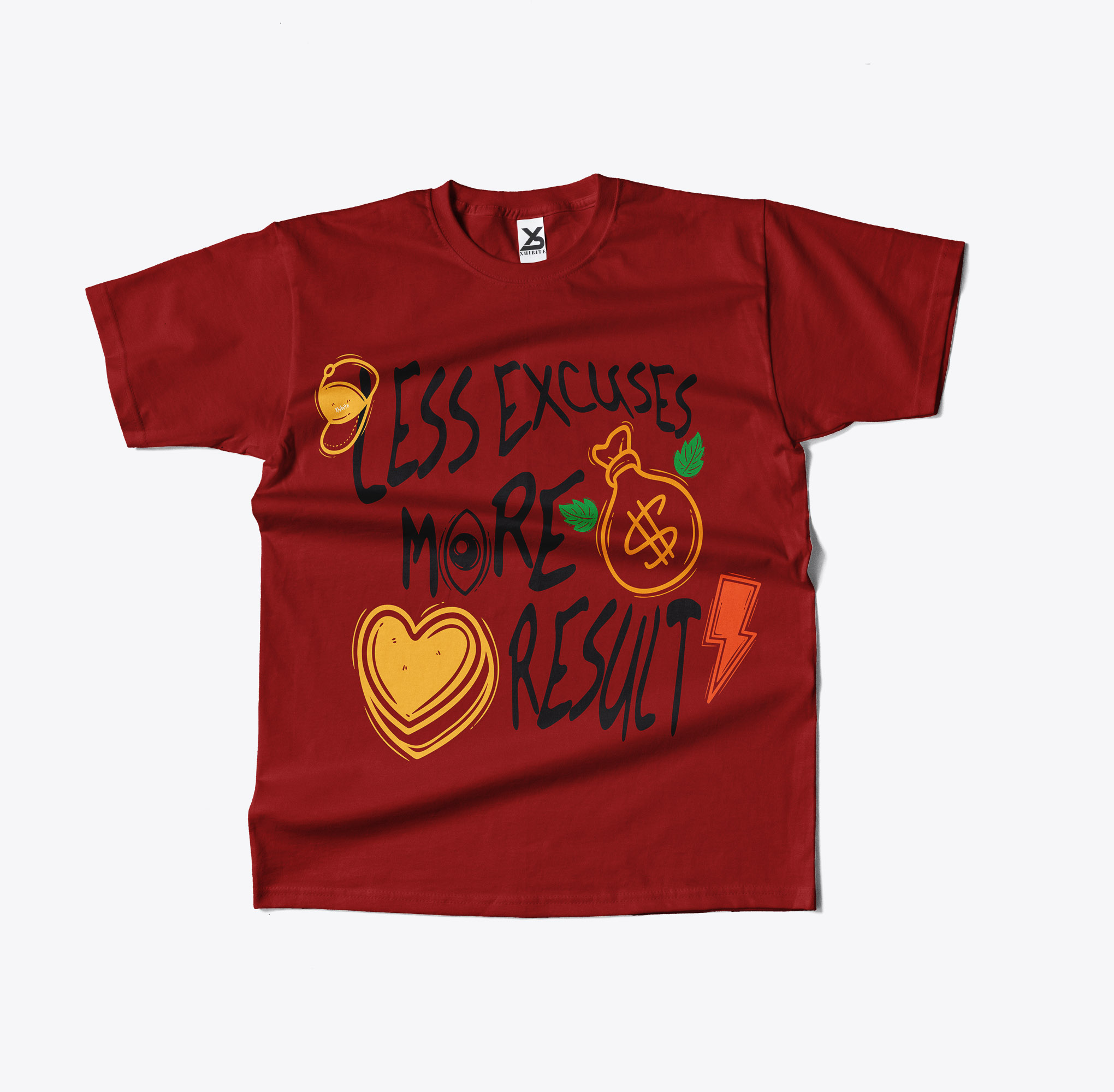 MAROON "STATEMENT" T-SHIRT